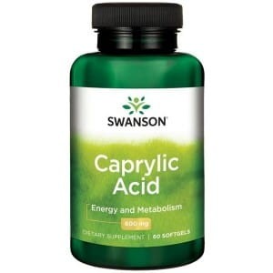Kwas kaprylowy 600mg-60 kaps. SWANSON