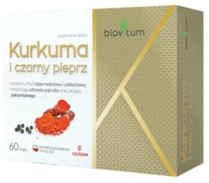 Kurkuma i czarny pieprz 60 kapsułek Biovitum