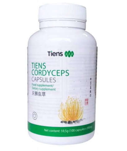 Tiens Cordyceps 100 kapsułek suplement diety z kordycepsem