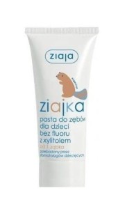 Ziajka pasta do zębów dla dzieci bez fluoru z xylitolem 50ml