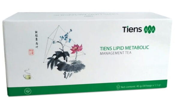 Herbata antylipidowa Tiens Lipid Metabolic Management Tea 40 saszetek z zieloną herbatą i ziołami
