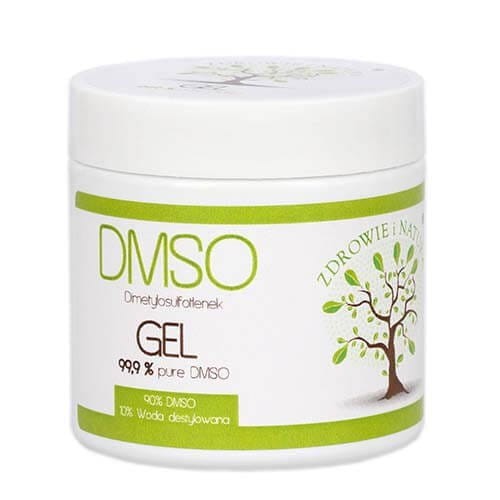 DMSO 99,9% czysty naturalny z miazgi drzewnej żel do użytku zewnętrznego