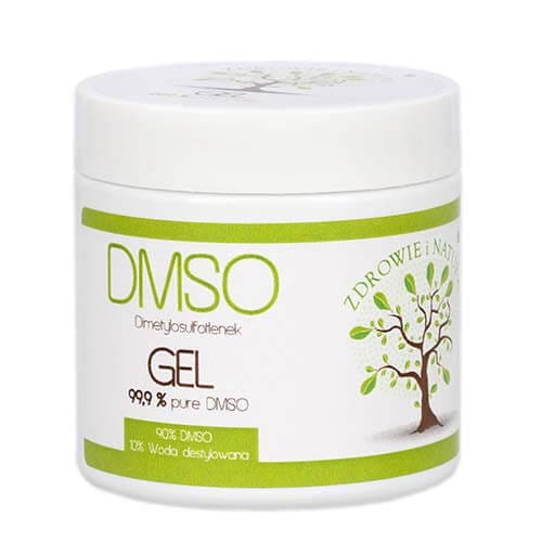 DMSO 99,9% czysty naturalny z miazgi drzewnej żel do użytku zewnętrznego