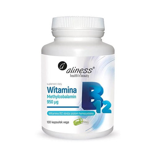 Aliness Witamina B12 950 µg 100 kapsułek VEGE suplement diety
