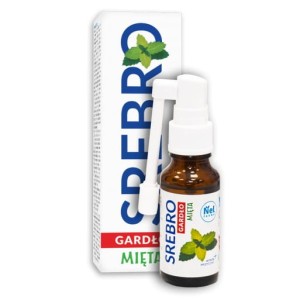 Srebro GARDŁO MIĘTA 20ml Nelfarma