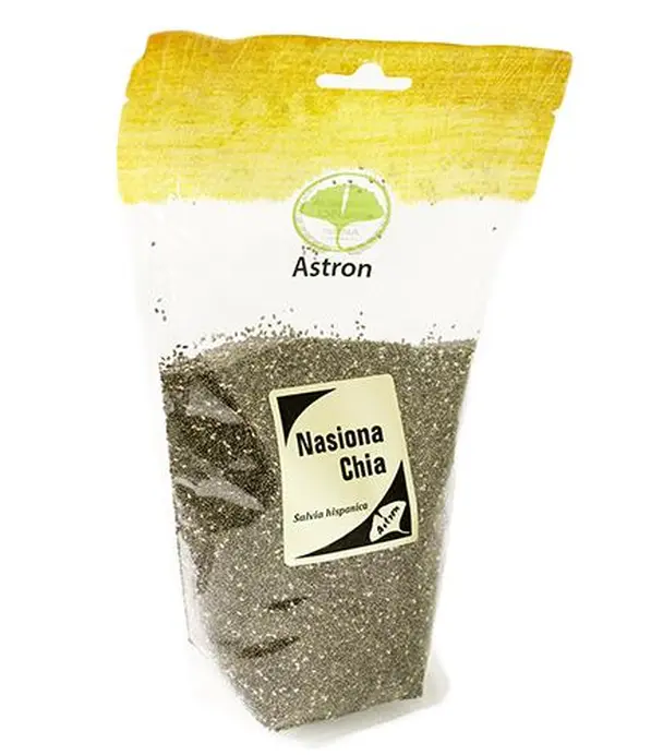 Nasiona Chia 200 g Astron szałwia hiszpańska do owsianki jogurtu smoothie i puddingów