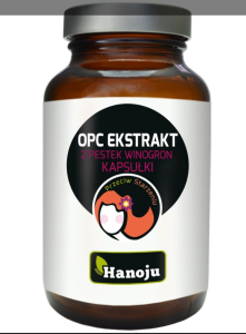 Hanoju OPC ekstrakt z pestek winogron 150 kaps. 400mg 