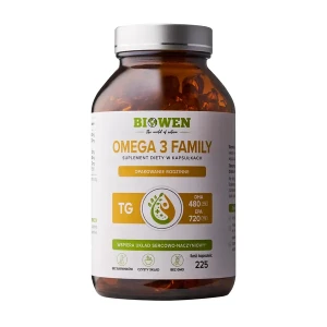 Omega 3 Family 225 kapsułek Biowen 