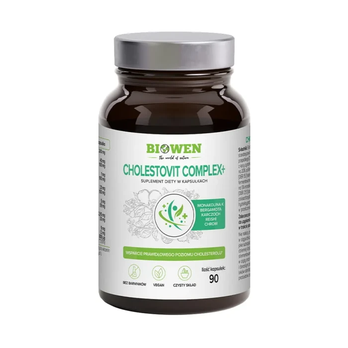 Biowen Cholestovit Complex+ 90 kapsułek suplement diety