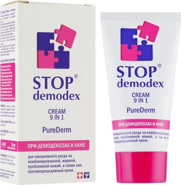 Stop Demodex Krem do Twarzy 9w1 50 ml do cery problematycznej