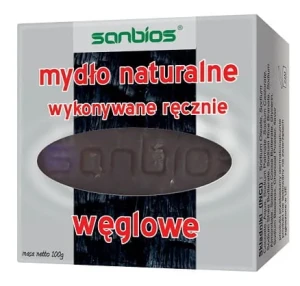 Mydło węglowe naturalne Sanbios 100 g