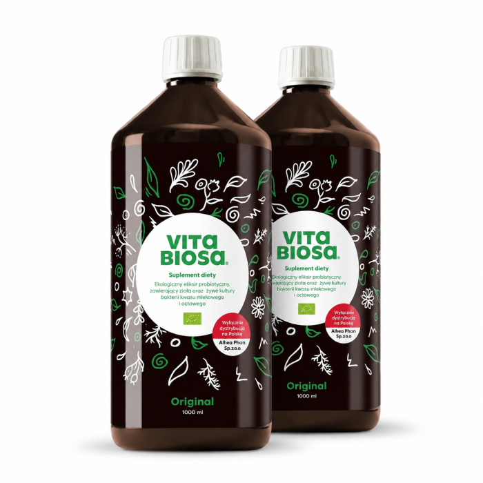 Vita Biosa Original 1000 ml zestaw 2 butelki – ekologiczny eliksir probiotyczny