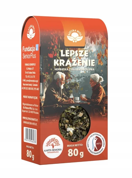Lepsze krążenie herbatka 80 g Natura Wita mieszanka ziołowo owocowa