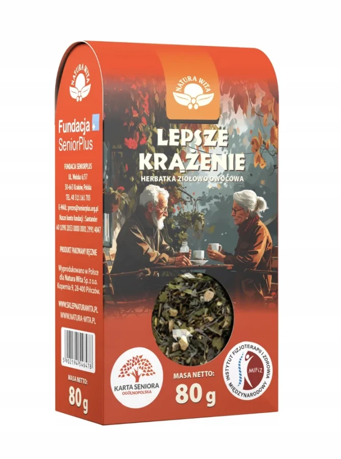 Lepsze krążenie herbatka 80 g Natura Wita mieszanka ziołowo owocowa