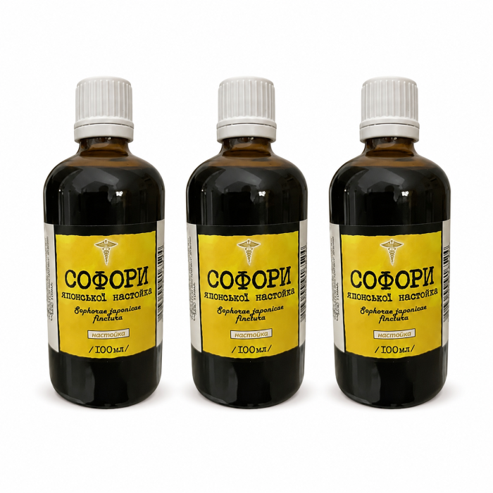 Sofora japońska nalewka 100 ml – zestaw 3 sztuki