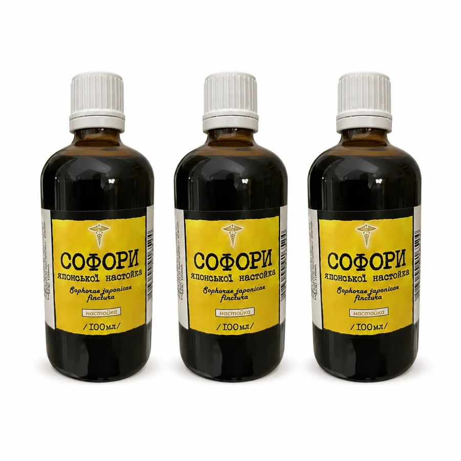 Sofora japońska nalewka 100 ml – zestaw 3 sztuki