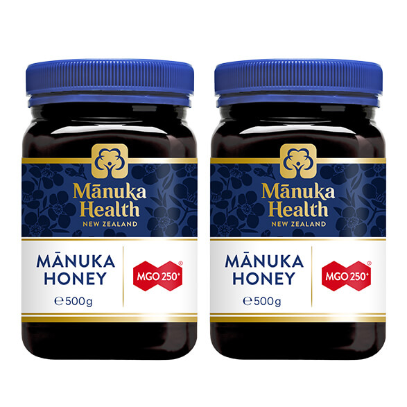 Zestaw 2 × Miód Manuka MGO 250+ nektarowy 500 g Manuka Health