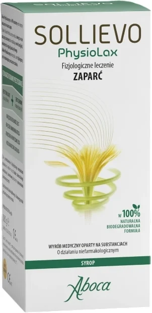 Sollievo PhysioLax Syrop 180 g Aboca wyrób medyczny