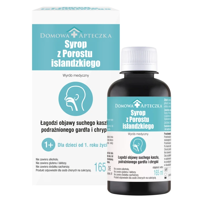 Syrop z porostu islandzkiego 250 ml Domowa Apteczka