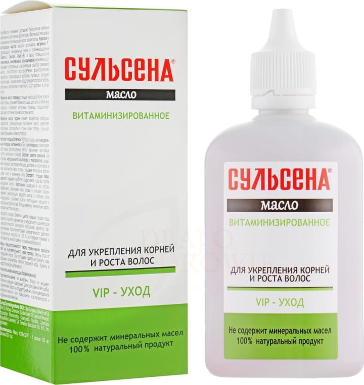SULSENA olej wzbogacony witaminami do włosów 100 ml