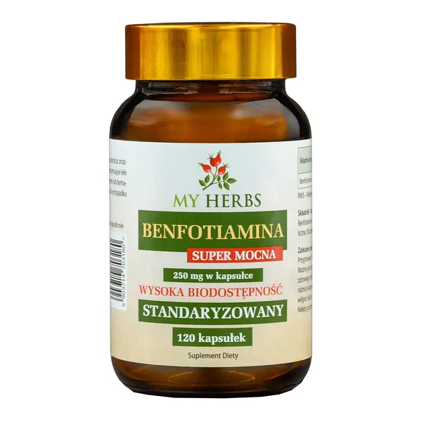 My Herbs Benfotiamina Super Mocna 120 kaps.
