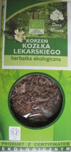 Korzeń kozłka lekarskiego herbatka ekologiczna 100g Dary Natury