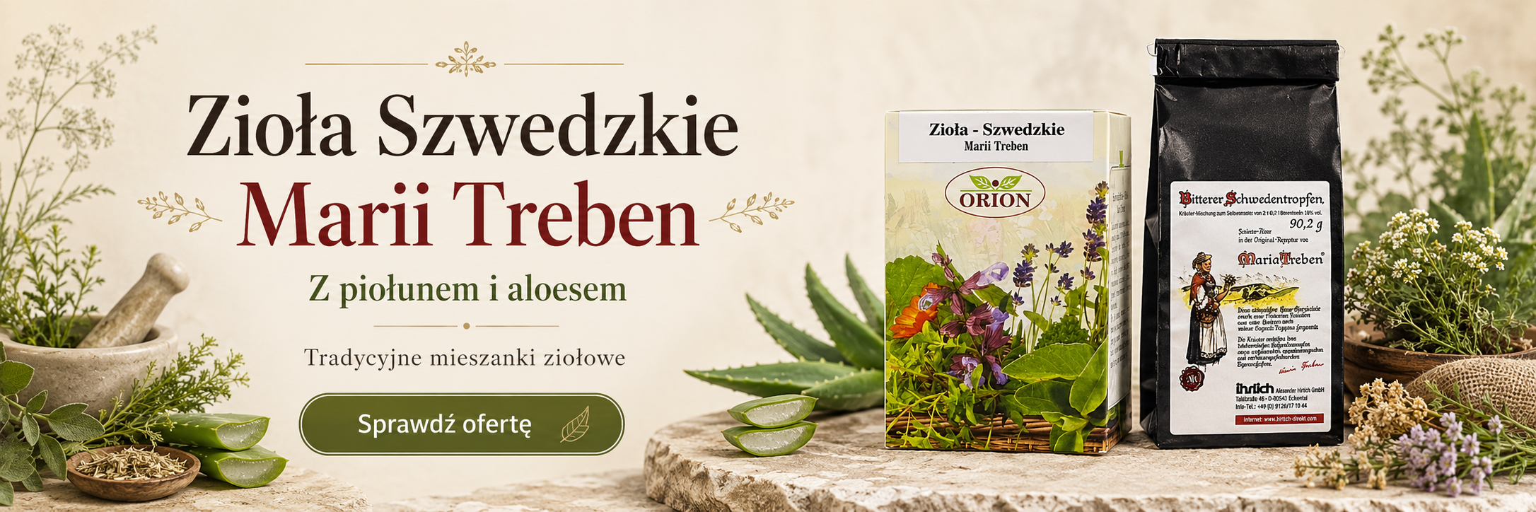 Zioła szwedzkie wg. Marii Treben