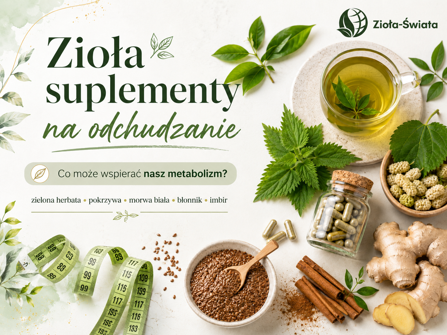 Zioła i suplementy na odchudzanie – co może wspierać nasz metabolizm?